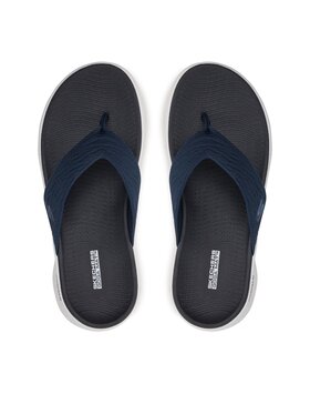 Skechers Čības uz pirksta Skechers Go Walk Flex Sandal-Splendor 141404/NVY Tumši zils