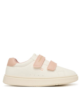 Tommy Hilfiger Sneakers Tommy Hilfiger Low Cut Velcro Sneaker T1A9-35063-1355 S Creme
