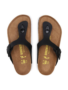 Birkenstock Čības uz pirksta Birkenstock Gizeh Kinder 846143 Melns