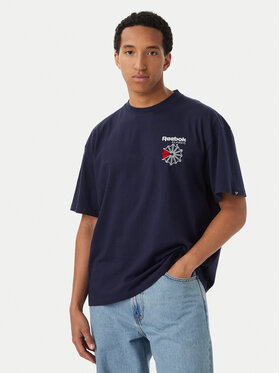 Reebok Reebok Camiseta RK25735CCM Azul marino Regular Fit