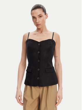 Guess Guess Τοπ W5GH0L WH5L2 Μαύρο Regular Fit