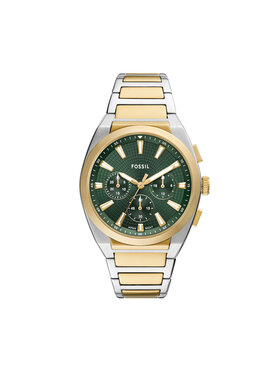 Fossil Pulkstenis Fossil Everett  Chronograph FS6106 Zelta