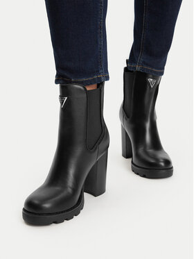 Guess Ботильйони Guess FLFNEL ELE10 Чорний