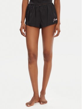 Juicy Couture Juicy Couture Піжамні шорти JCLHS125512 Чорний Regular Fit