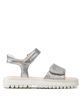 Geox Sandále Geox J S.Coralie G. B J256EB 0NFEW C1007 S Strieborná