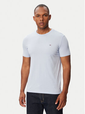 Tommy Jeans Tommy Jeans Póló Jaspe DM0DM20363 Világoskék Slim Fit