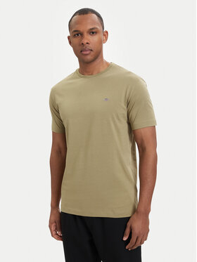 Gant Gant Camiseta Shield  2003184 Verde oscuro Regular Fit