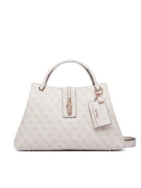 Guess Дамска чанта Guess Yvonne Logo HWSG23 78220 Кремав