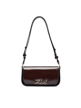 KARL LAGERFELD Kabelka KARL LAGERFELD A4W30041 Hnedá