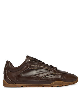 PINKO Sneakersy PINKO Yulia 04 SS0223P003 Brązowy ciemny