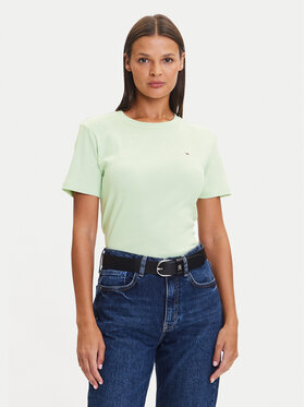 Tommy Hilfiger Tommy Hilfiger Camiseta New Cody WW0WW40587 Verde Slim Fit