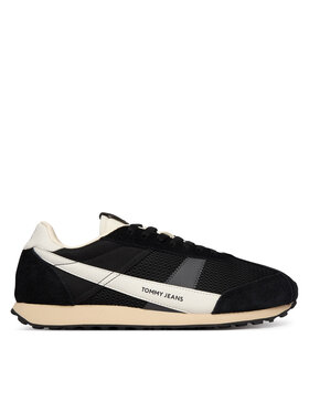 Tommy Jeans Sneakersy Tommy Jeans Retro Runner Archive Open Mesh EM0EM01715 Černá