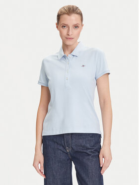 Gant Gant Poloshirt Sheild 4200870 Himmelblau Slim Fit
