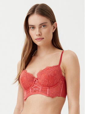 Hunkemöller Hunkemöller Pakelianti (push-up) liemenėlė Arabella 206386 Raudona