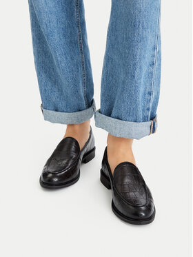 MEXX Loaferice MEXX EO-WI44-ANTLER-01 Tamno smeđa