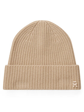 Tommy Hilfiger Czapka Tommy Hilfiger Th Cashmere AW0AW17772 Beżowy