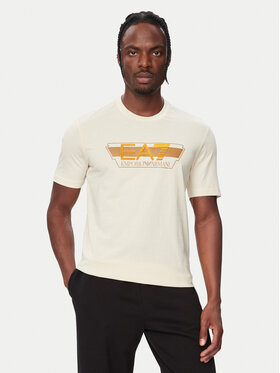 EA7 Emporio Armani EA7 Emporio Armani Camiseta 7M002433 AF12503 U1079 Crema Regular Fit