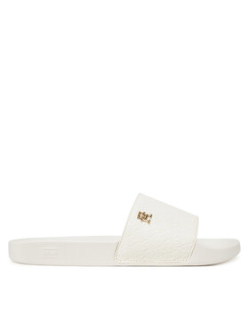 Tommy Hilfiger Papucs Tommy Hilfiger Th Monogram Poolside FW0FW08525 Fehér