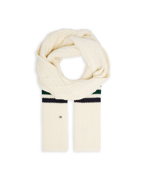 Tommy Hilfiger Šallīte Tommy Hilfiger AM0AM12831 Écru