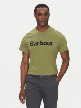 Barbour Barbour Футболка Logo MTS0531OL39 Зелений Tailored Fit