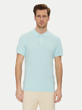 Blend Blend Polo majica 20718361 Turkizna Regular Fit
