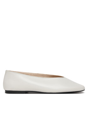 Calvin Klein Baleriny Calvin Klein HW0HW02441 Écru
