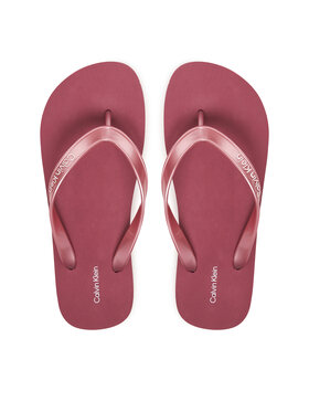 Calvin Klein Infradito Calvin Klein Flatform Flip Flop Met Tpu HW0HW03120 Rosa