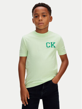 Calvin Klein Calvin Klein Camiseta Heritage LVCKSJA09B Verde Regular Fit