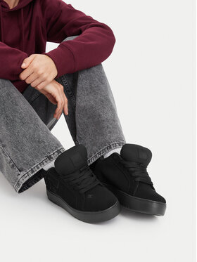 DC Shoes Снікерcи DC Shoes EO-COURT GRAFFIK PLATFORM DC02422002 Чорний