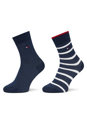 Tommy Hilfiger Duge čarape Tommy Hilfiger 701229939 Tamnoplava