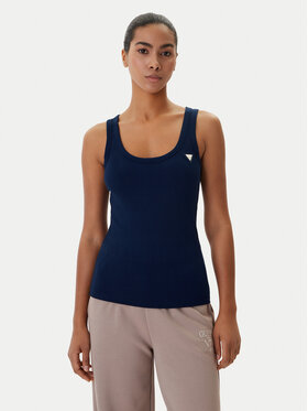 Guess Guess Top V4YP06 K8RT2 Azul marino Regular Fit