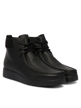 Calvin Klein Зимни обувки Calvin Klein Hybrid City Lug Mid Boot F Lth HM0HM02260 Черен