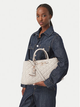 Guess Rankinė Guess Frances HWQG22 41060 Kreminė