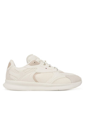 Tommy Hilfiger Sneakersy Tommy Hilfiger Lightweight Runner Monocolor FM0FM05928 Biały