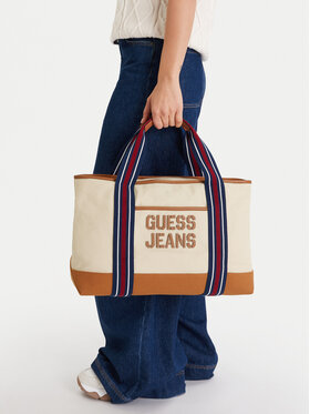 Guess Jeans Сак Guess Jeans M5BZ92 WL970 Кремав
