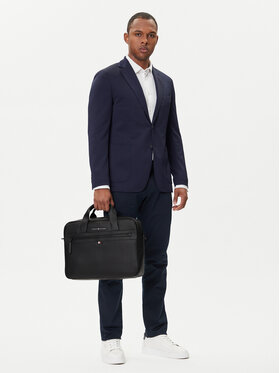 Tommy Hilfiger Laptoptasche Tommy Hilfiger Essential Pu Computer Bag AM0AM09507 Schwarz
