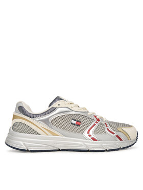Tommy Jeans Sneakersy Tommy Jeans Tjw Modern Runner Metallic EN0EN03153 Sivá