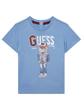 Guess Guess T-shirt N5YI22 K8HM4 Blu Regular Fit