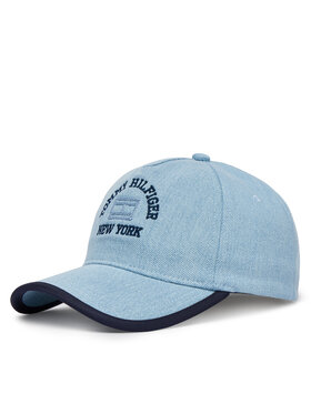Tommy Hilfiger Шапка с козирка Tommy Hilfiger Flag SummerrAW0AW18892 Син