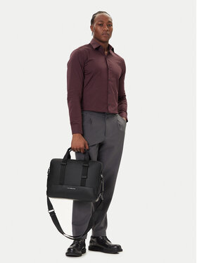 Tommy Hilfiger Torba za prenosnik Tommy Hilfiger Th Modern Computer Bag AM0AM13637 Črna