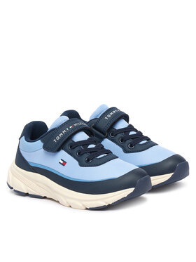 Tommy Hilfiger Sneakers Tommy Hilfiger Low Cut Lace-Up/Velcro Sneaker T1X9-35260-1844 S Blu