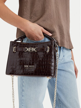 Nine West Táska Nine West EO-CITY GRACE-LDA9420 CROCO Barna