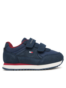 Tommy Hilfiger Sneakers Tommy Hilfiger Low Cut Velcro Sneaker T1X9-35253-1960 M Dunkelblau