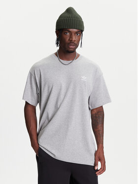 adidas adidas Футболка Trefoil Essentials JY6270 Сірий Oversize