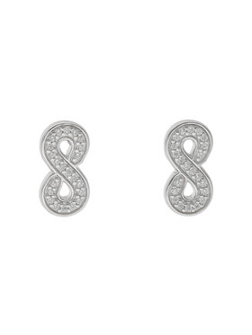 Fossil Náušnice Fossil Sterling JFS00634040 Strieborná