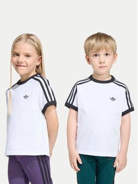 adidas adidas Camiseta 3-Stripes KC9507 Blanco Loose Fit