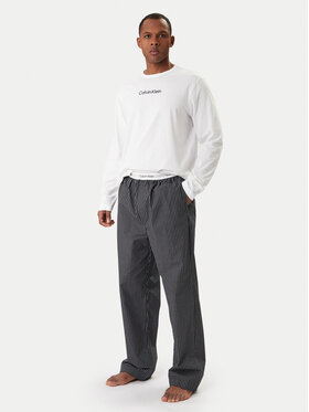 Calvin Klein Calvin Klein Pijama Ls Tee LV00NM2953 Blanco Regular Fit
