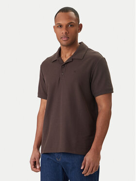 Calvin Klein Jeans Calvin Klein Jeans Polo Easy Micro Waffle LV04RF205G Marrón Regular Fit