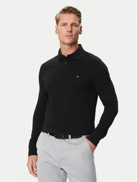 Tommy Hilfiger Tommy Hilfiger Pólóing 1985 MW0MW20183 Fekete Regular Fit
