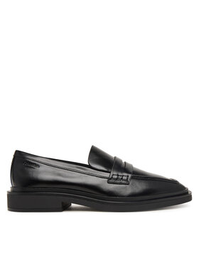 Calvin Klein Lords Calvin Klein Square Loafer Lth HW0HW03183 Μαύρο